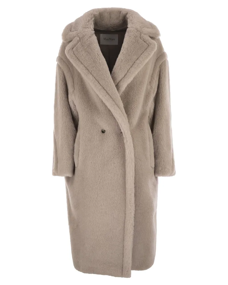 Max Mara Tedgirl Teddy Bear Icon Mantel aus Alpaka und Wolle Light