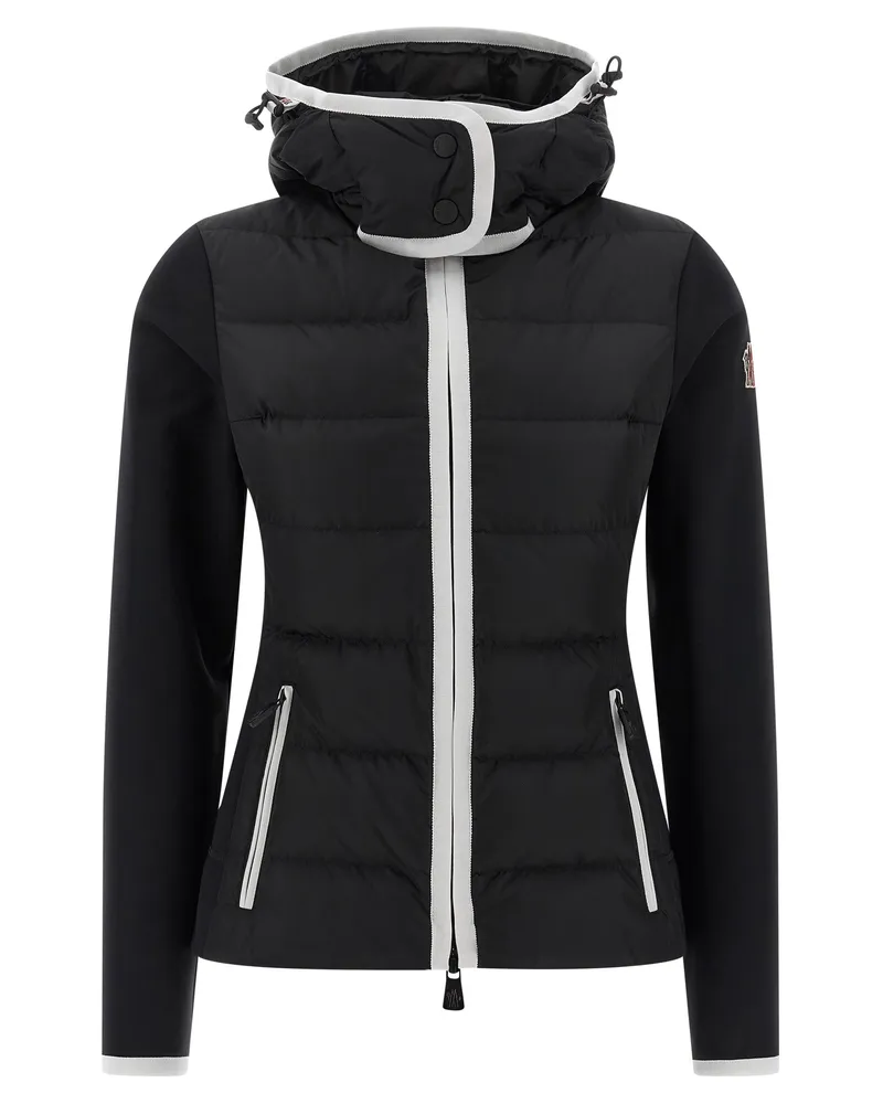 Moncler Grosgrain Tape Jacke Black