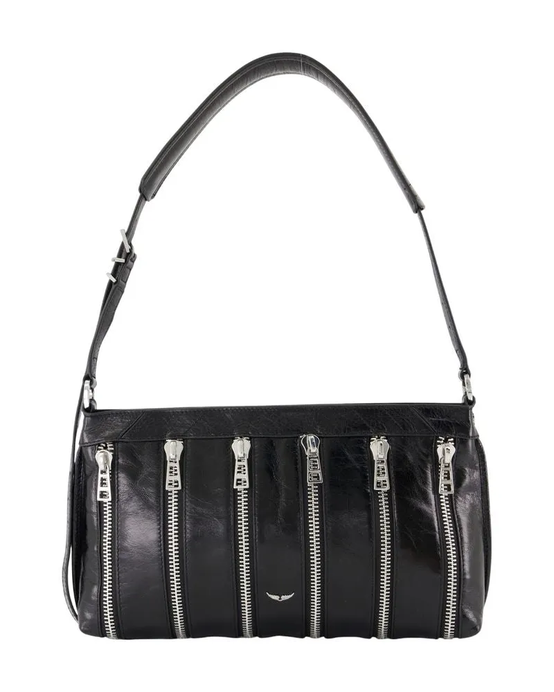 Zadig & Voltaire Sunny Moody Crossbody  Leder schwarz Schwarz