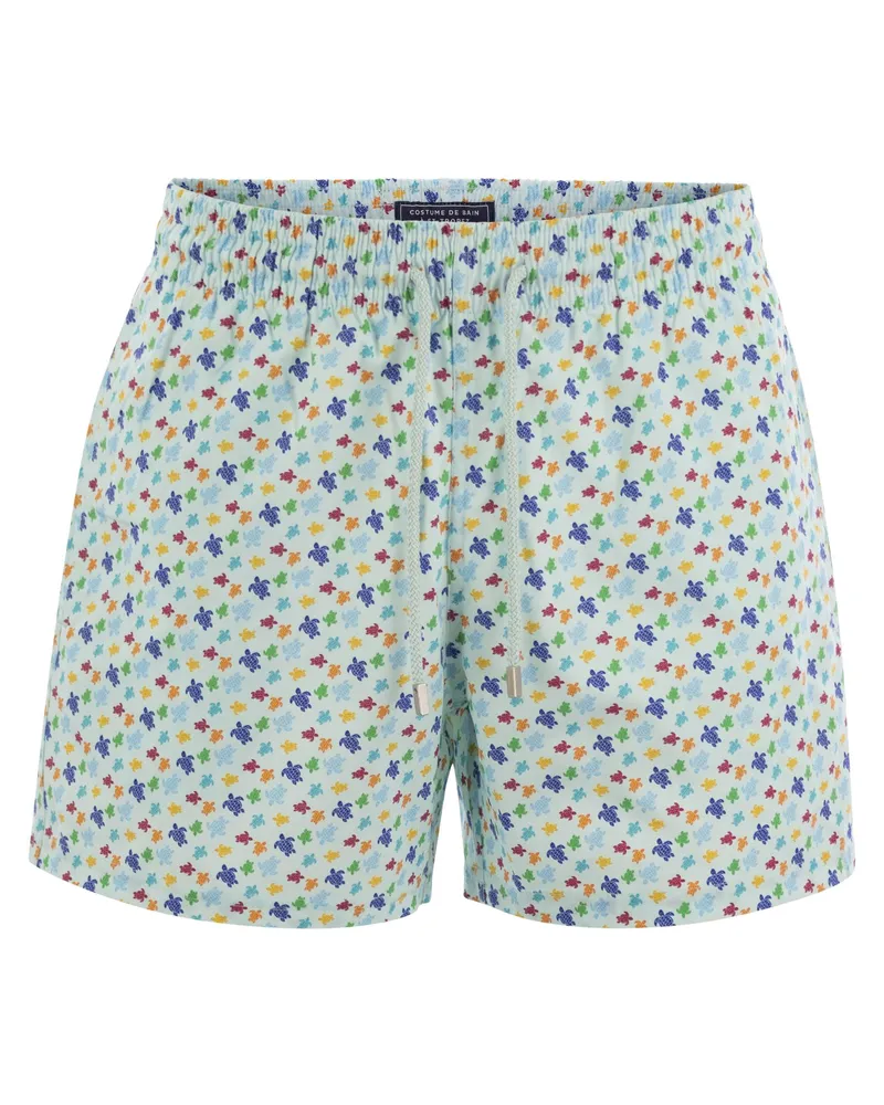 Vilebrequin Moorise gemusterte Strandshorts Light