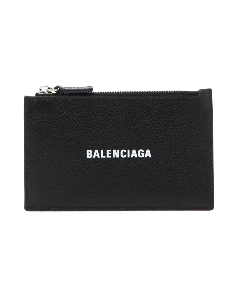 Balenciaga Cash Long“ Kartenetui Black