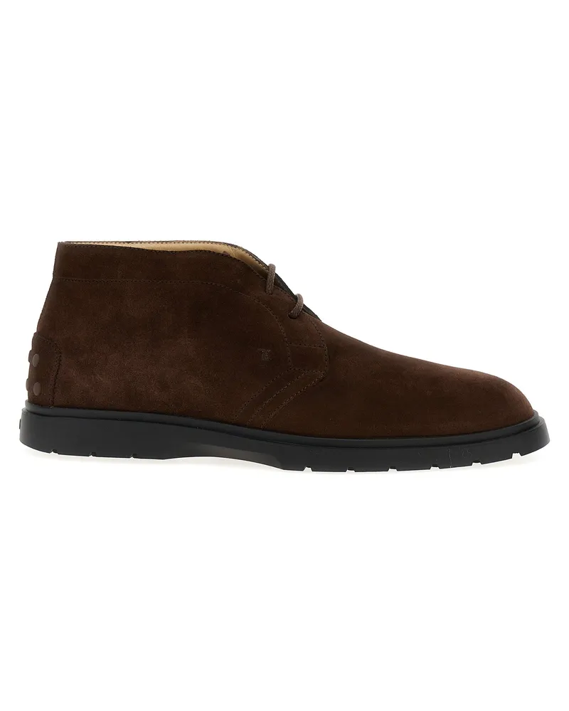 TOD'S Tod 's Wildlederstiefel Brown