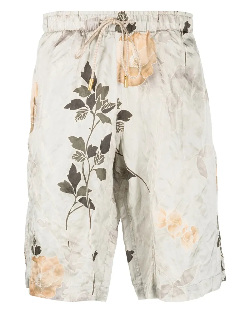 Etro Blumal Badeanzug Nude