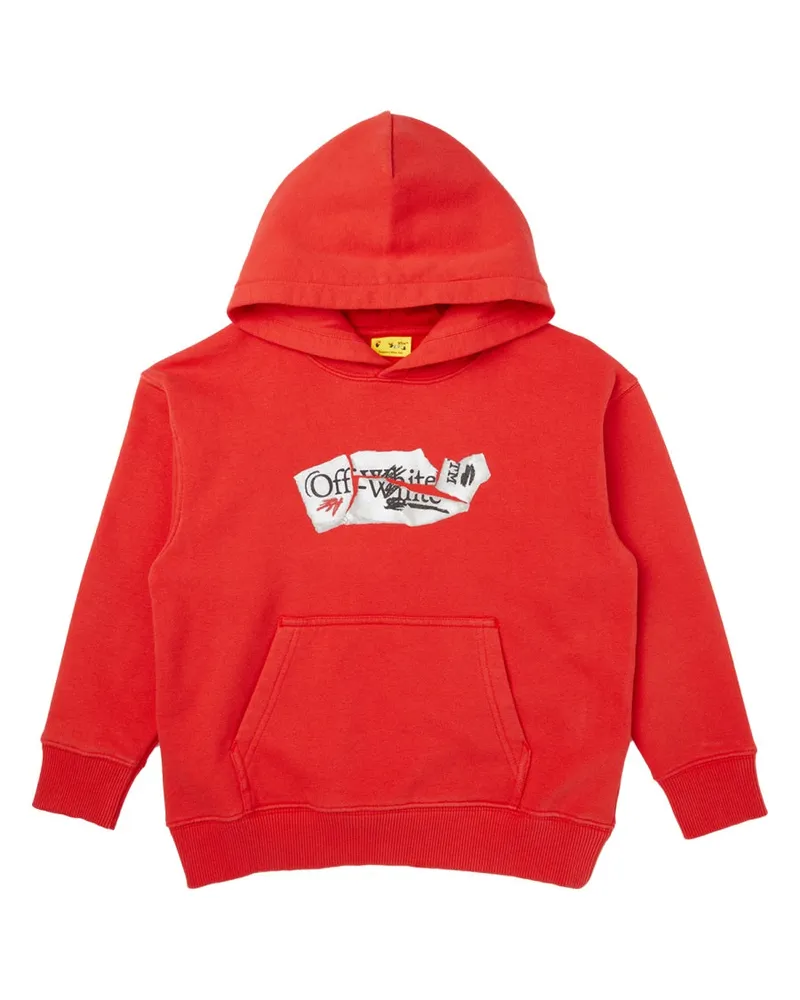 OFF-WHITE Sweatshirt mit Logo Red