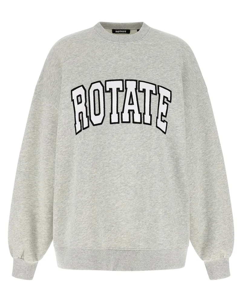 ROTATE Birger Christensen Dreh Birger Christensen 'schweres Schweiß' Sweatshirt Gray