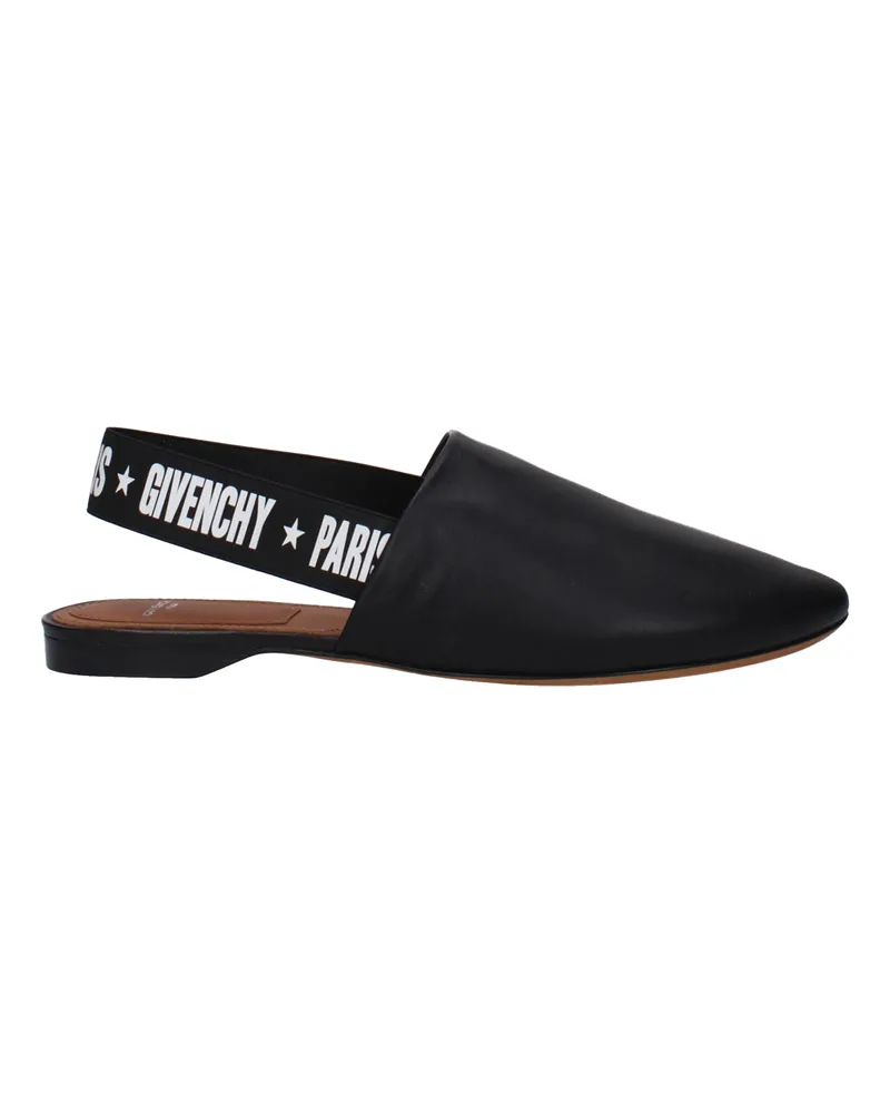 Givenchy Damens Sandalen Leder Schwarz/Weiß -