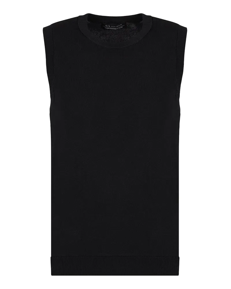 Armani Exchange Top Black Black