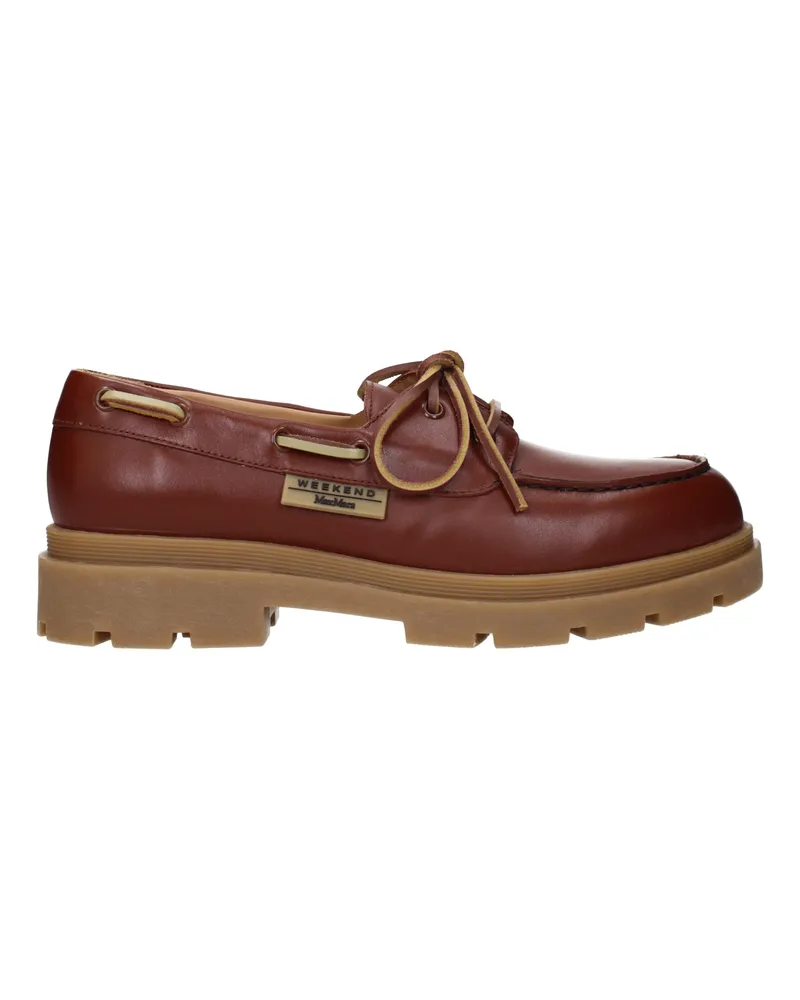 Max Mara Derby Weekend Damens Braun/Leder -