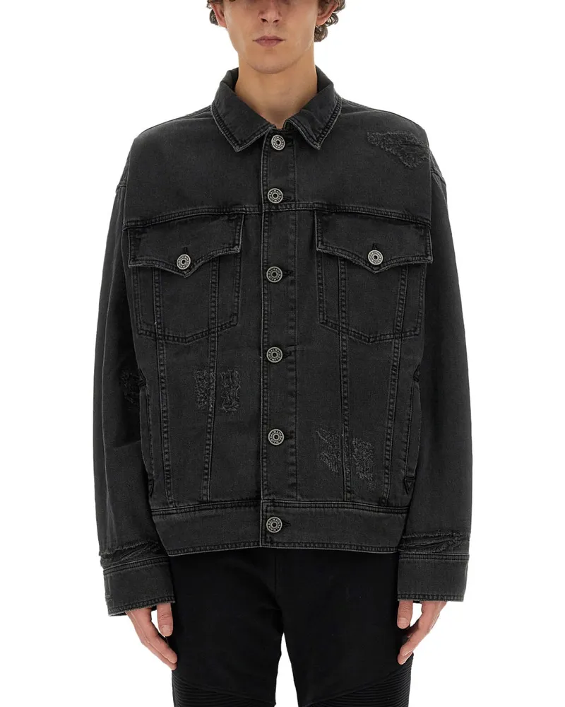 Balmain Denimjacke Black