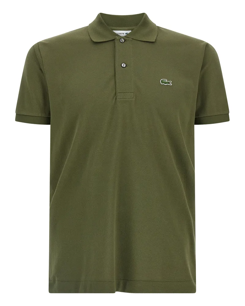 Lacoste Poloshirt mit Logo-Patch Green