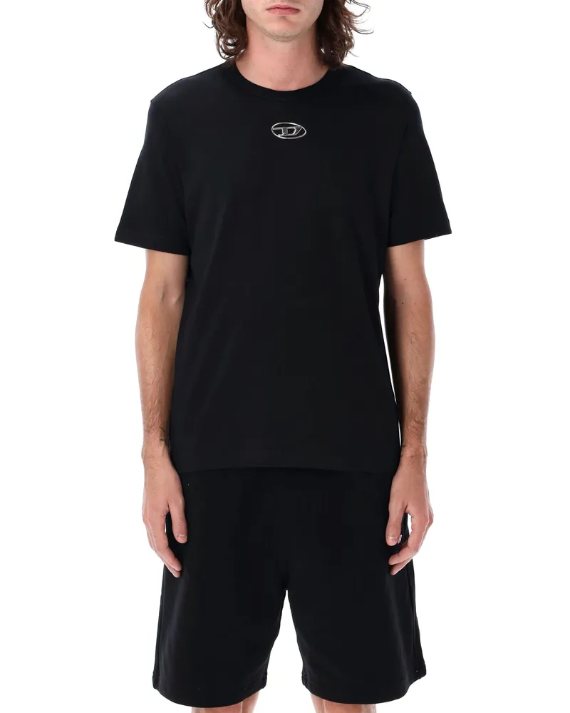 Diesel T-Shirts und Polos Schwarz Black