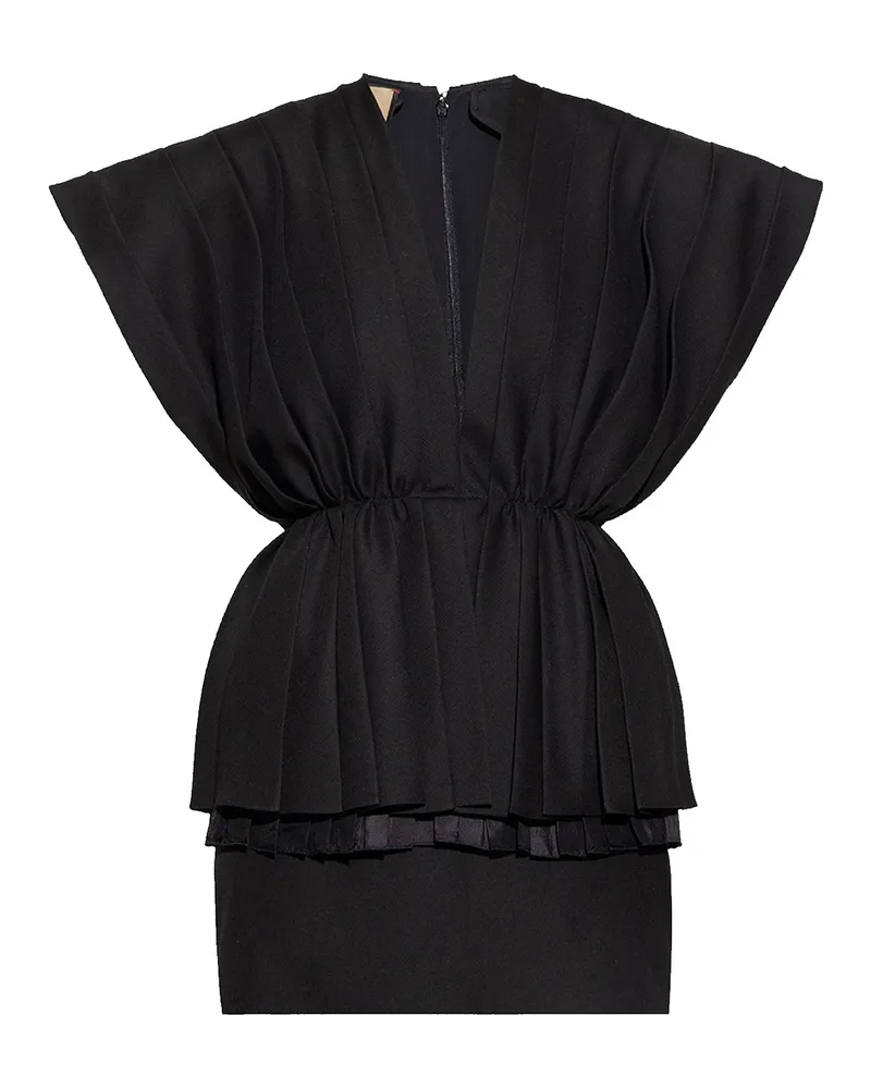 Gucci Faltenkleid Schwarz
