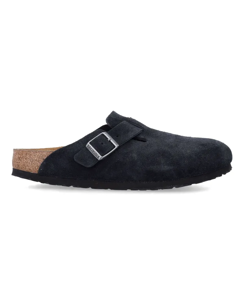 Birkenstock flache Schuhe schwarz Black