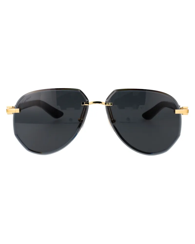 Cartier Aviator Sonnenbrille CT0440 S 002 Gold