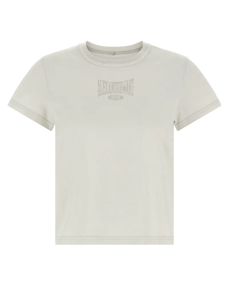 Alexander Wang T von Alexander Wang lebte Logo T -Shirt White