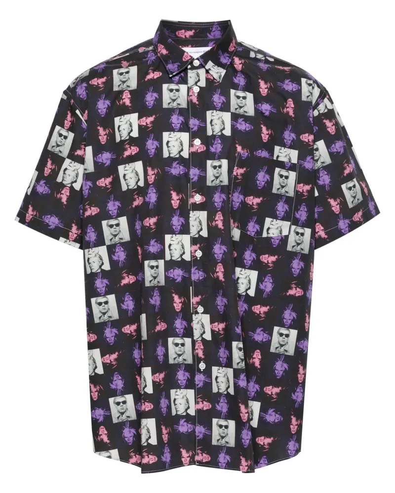 Comme des Garçons Comme des Garcons gedrucktes Baumwollhemd Multicolour