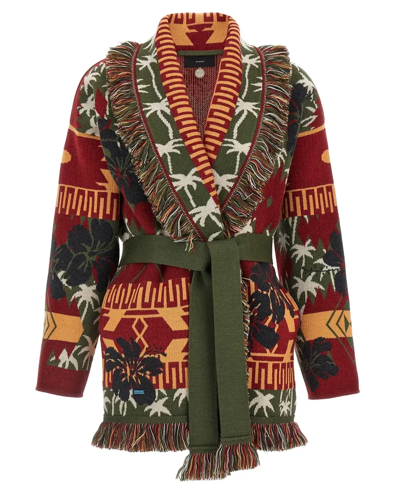 Alanui Hibiscus Bloom' Strickjacke Multicolor