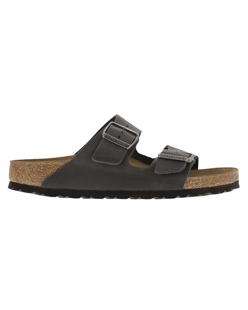 Birkenstock Arizona Leder -Slipper Black