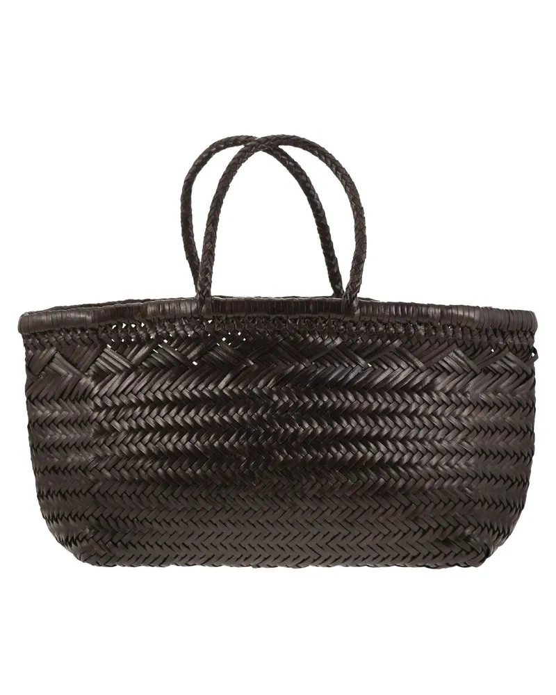 Dragon Triple Jump Big gewebte Ledertasche Dark