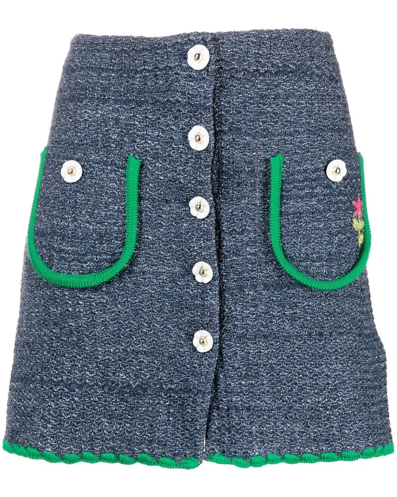 CORMIO Cotton Minirock Blue