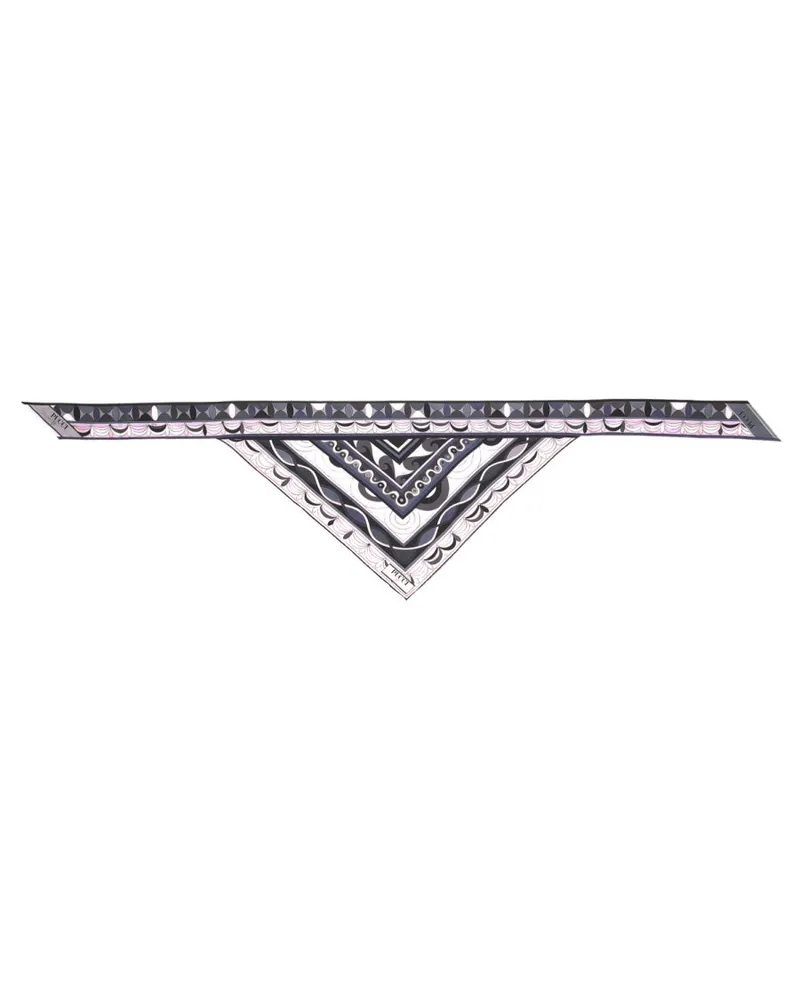 Emilio Pucci Bandeau" Triangle -Schal in Druckmischung Multicolour