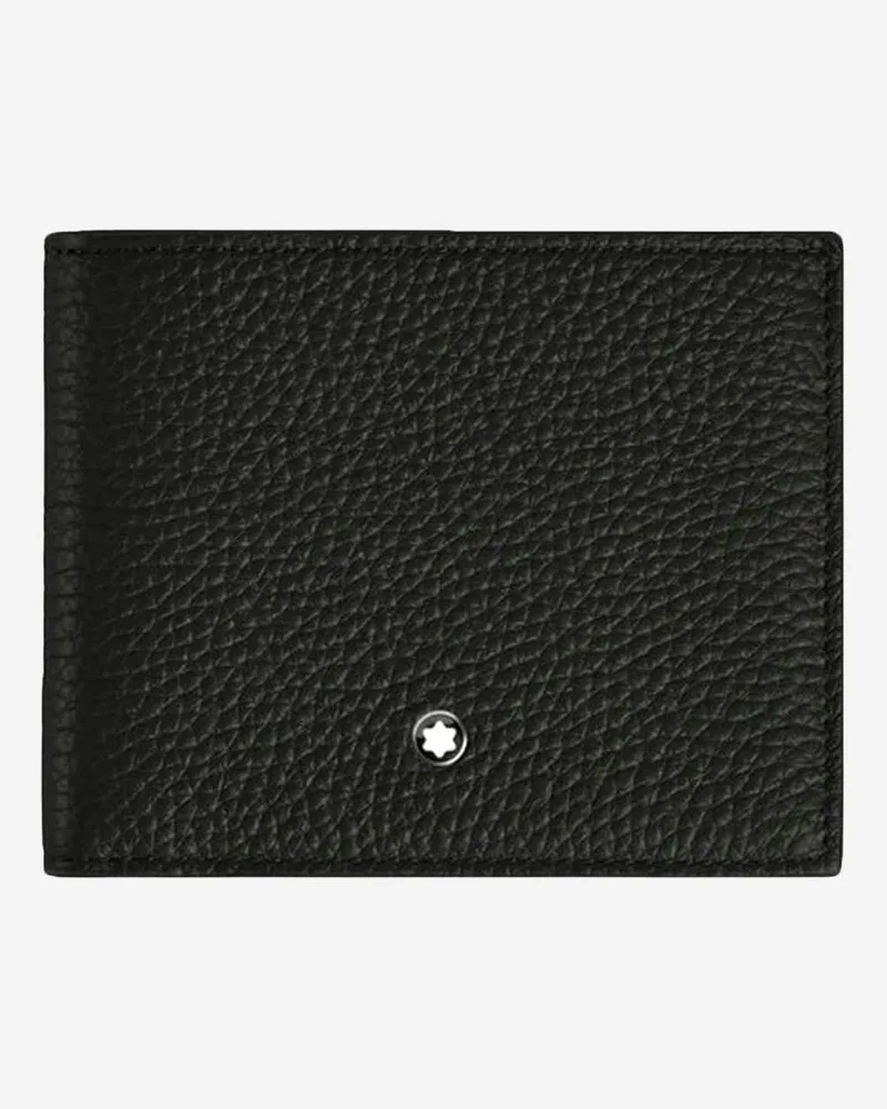 Montblanc Lederbrieftasche mit Logo Black