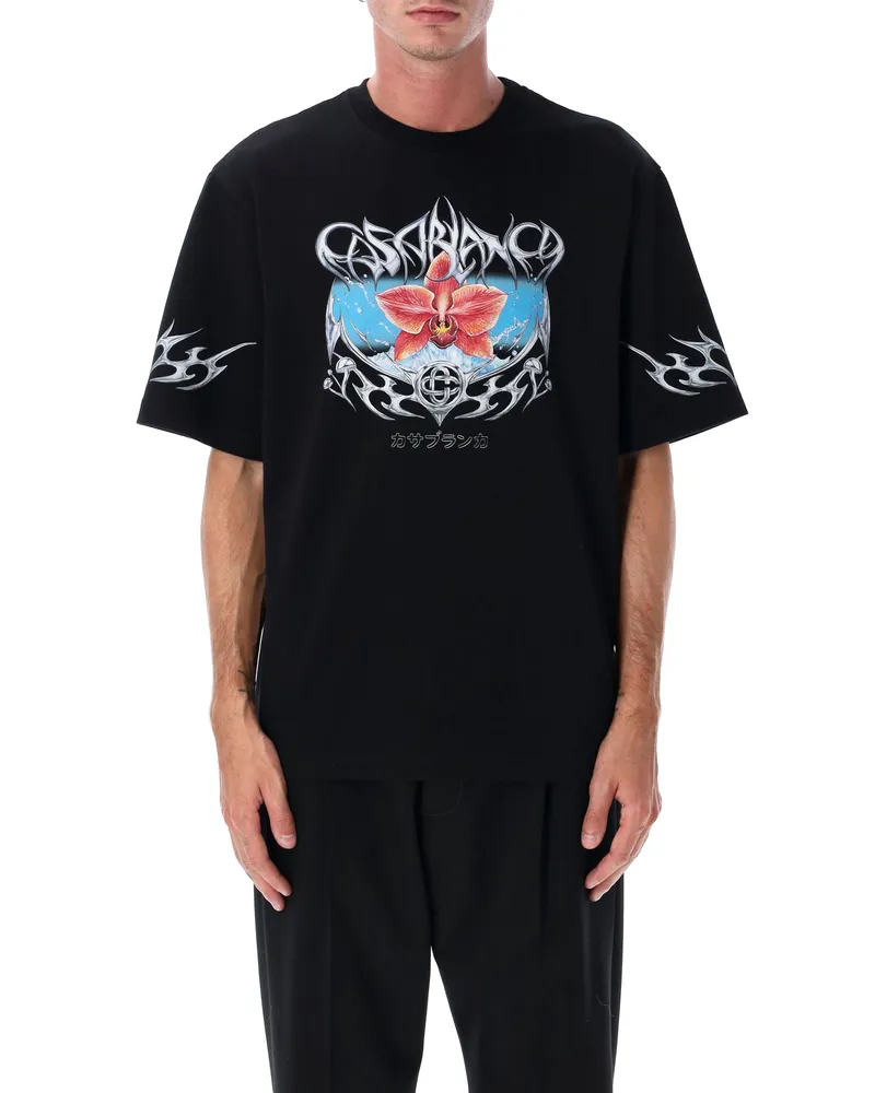 Casablanca Paris T -Shirts und Polos Black
