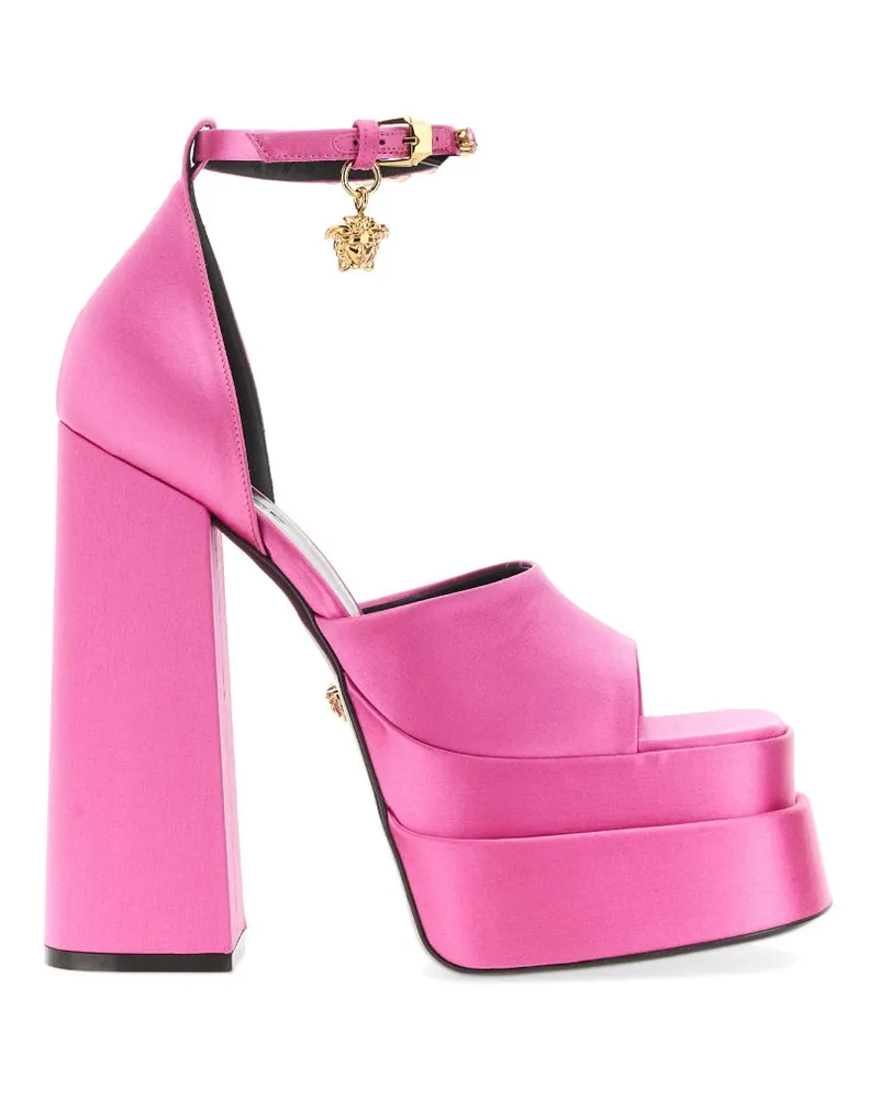 Versace Aevitas Medusa Plattform Sandalen Pink