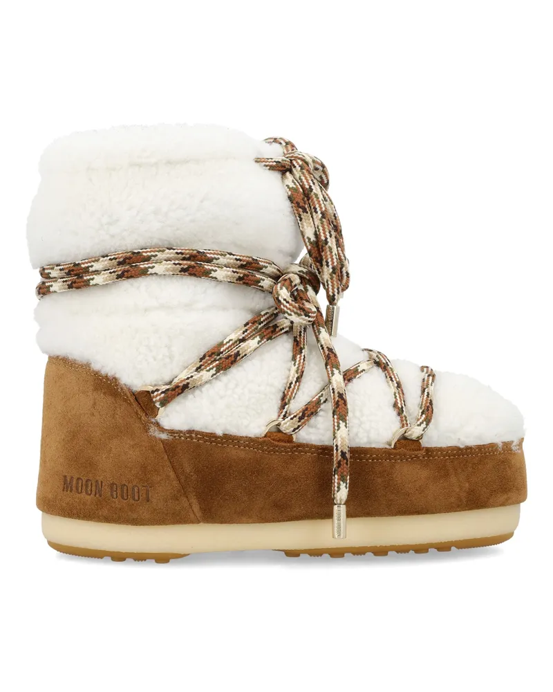 Moon Boot Mondstuhl flache Schuhe Beige