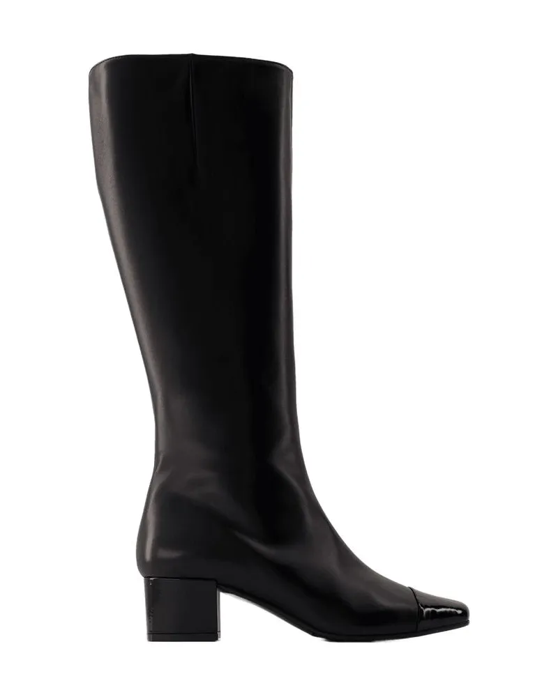 Carel Malaga Stiefel in schwarzem Leder Black