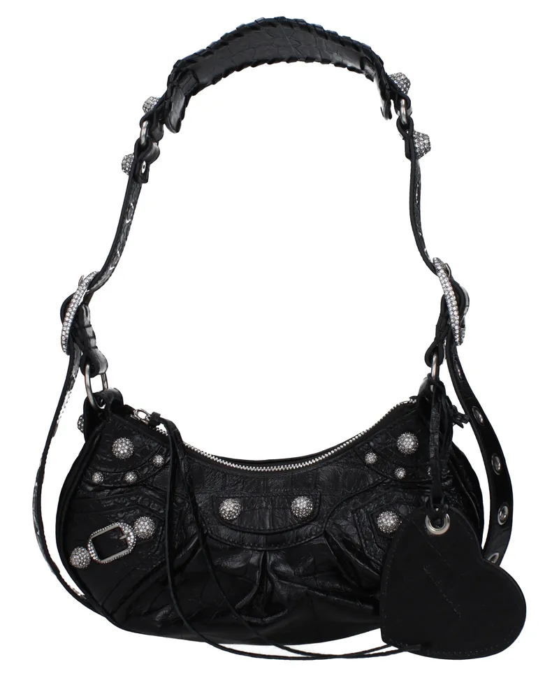 Balenciaga Umhängetaschen The Cagole Damen Leder Schwarz -