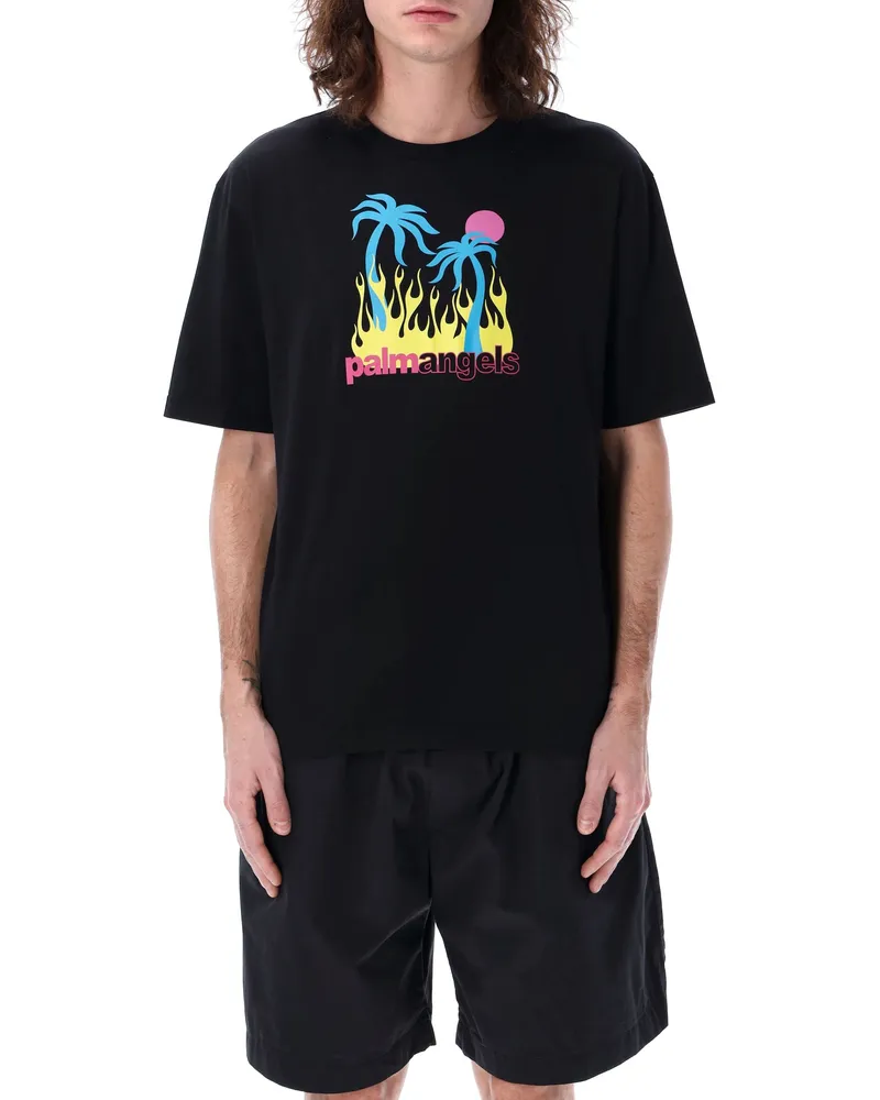 Palm Angels T -Shirts und Polos schwarz Black