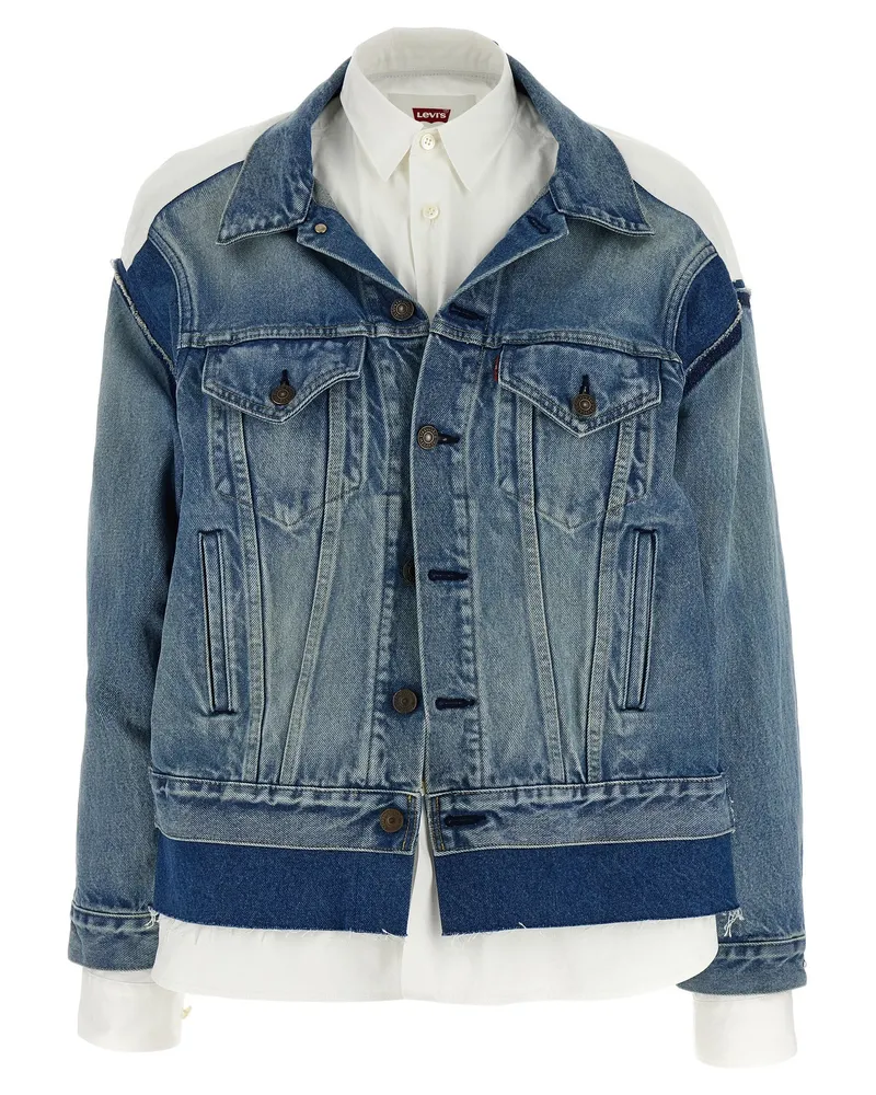 Junya Watanabe Junya Watanabe x Levi 's® Hemd Jeansjacke Multicolor