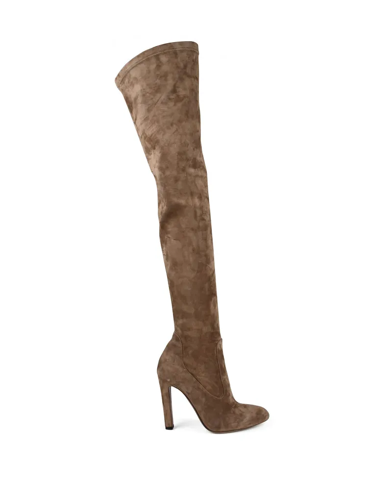 Ralph Lauren Louren Oberschenkelstiefel Brown