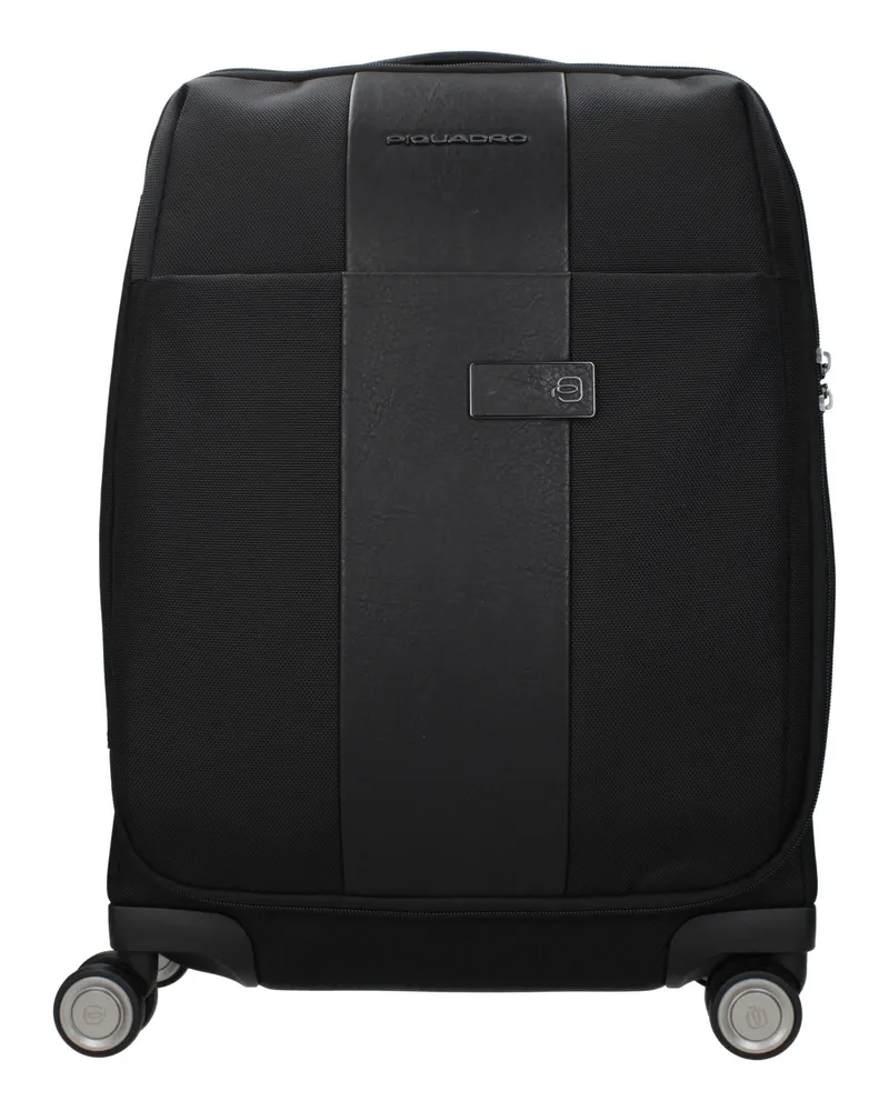Piquadro Trolley 44,5L Mann Stoff schwarz -