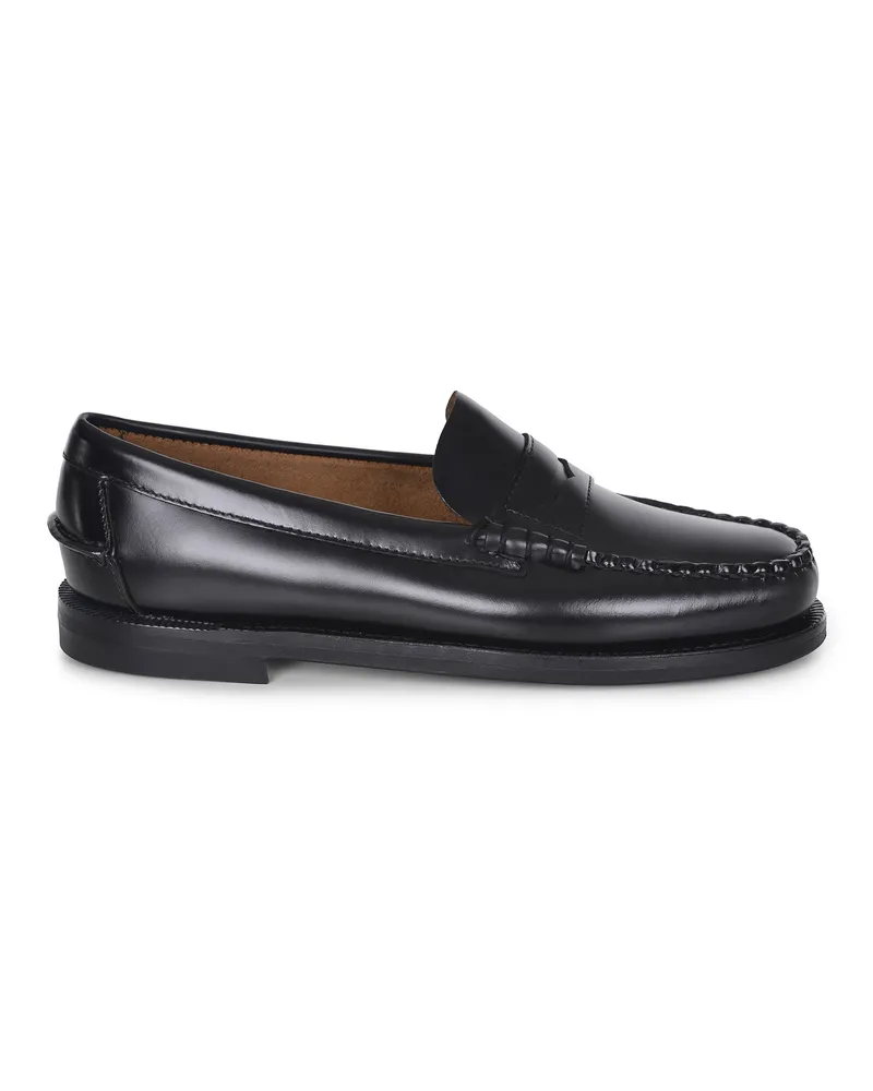 Sebago Moccasins "Danielle Pop" aus Leder Black