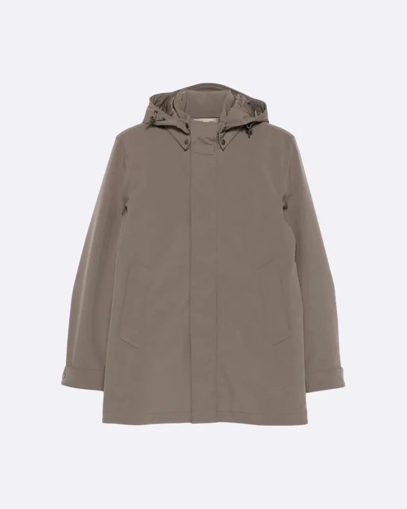 Woolrich Weichschalenkarren -Mac -Mantel Dove
