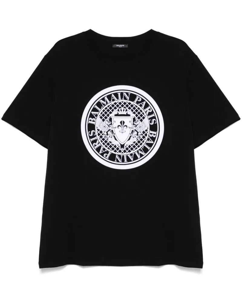 Balmain T -Shirt mit Druck Gab