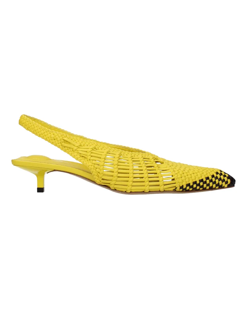 Jacquemus Le Cubisto Sandalen Damens Gelbes Leder -