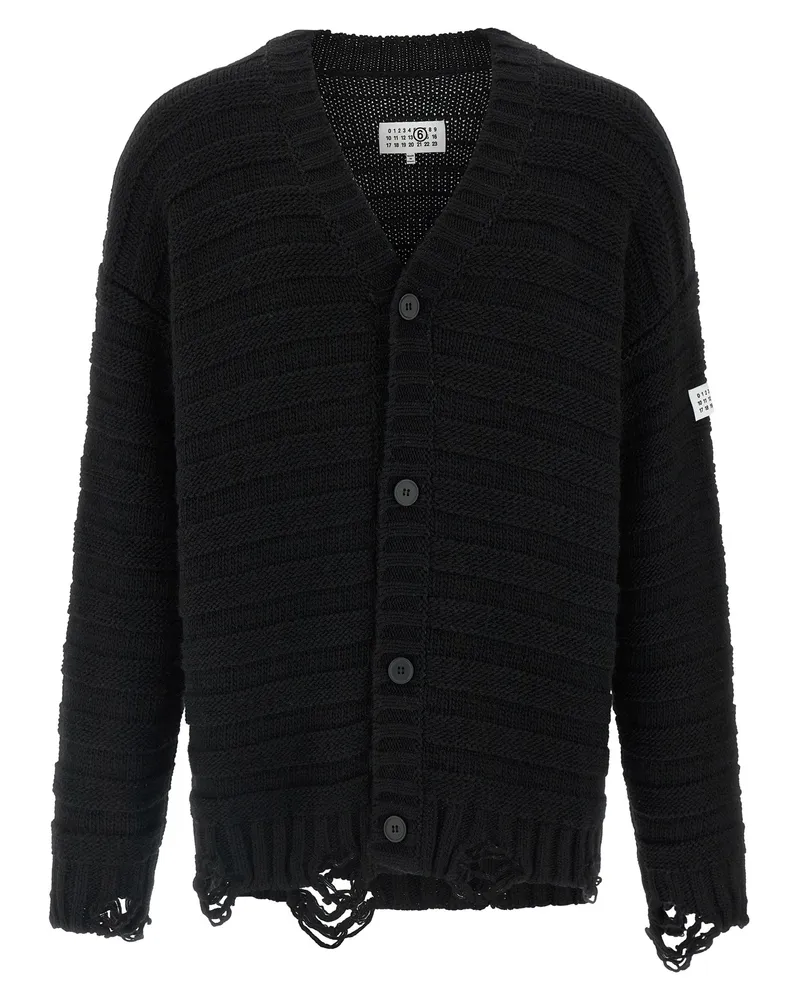 Maison Margiela Distelte Wollmagigan Black