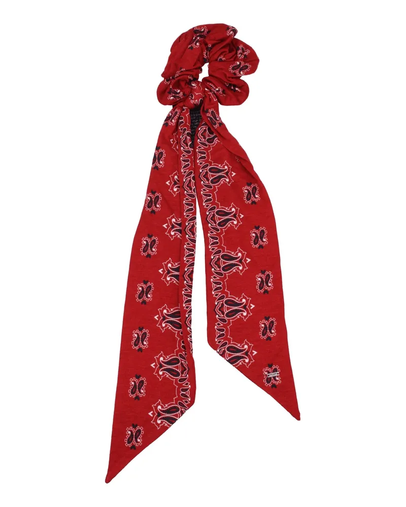 Saint Laurent Damens Haarschmuck Viskose Rot/Dunkelrot -