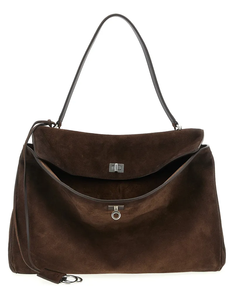 Balenciaga Rodeo' große Umhängetasche Brown
