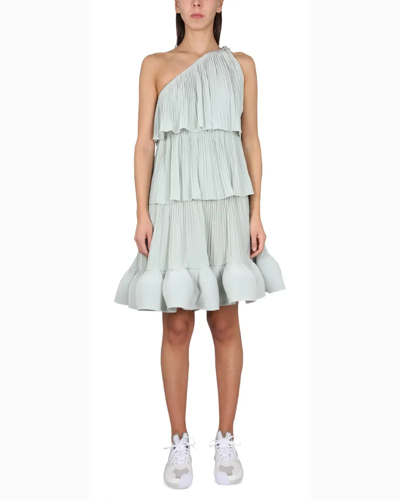 Lanvin Asymmetrisches Kleid Green