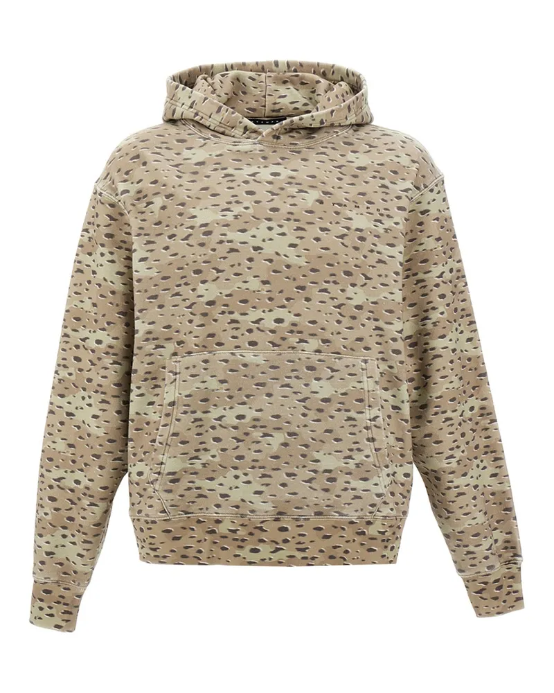 Stampd Stempel FELPA con cappuccio 'Camo Leopard Beige