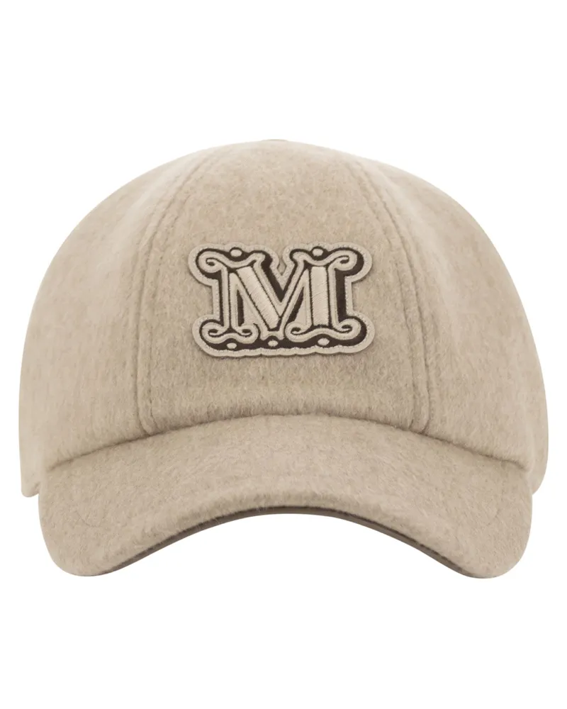 Max Mara Durante Cashmere Baseball Cap Beige