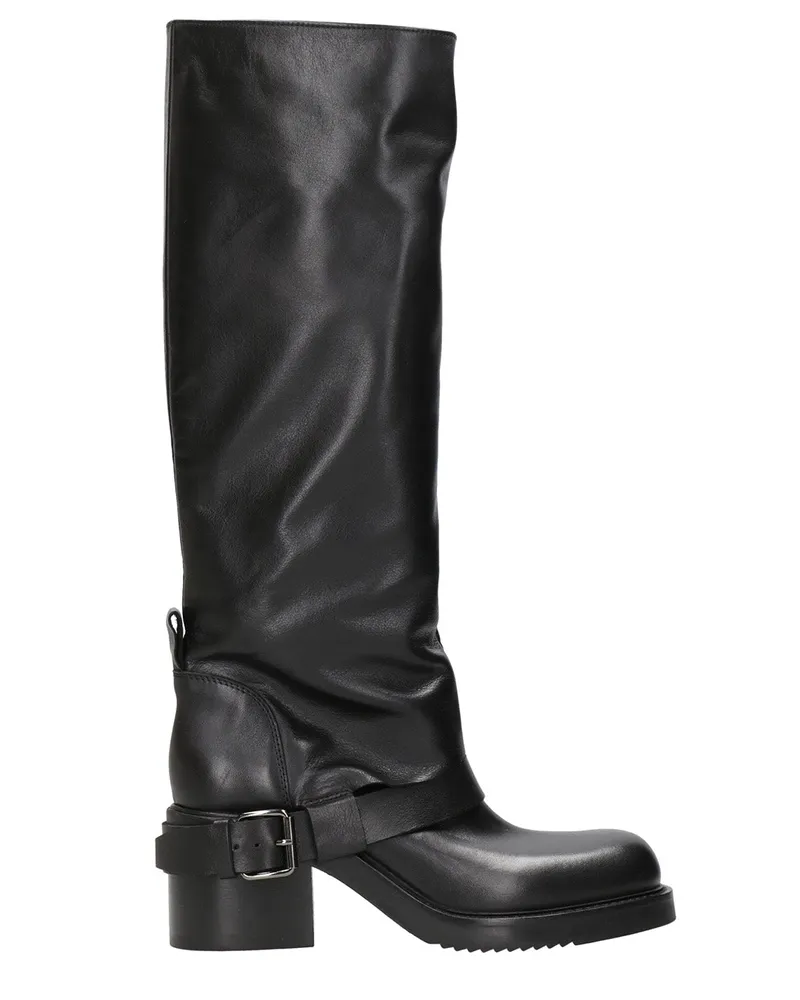 Elena Iachi Stiefel Schwarz Black