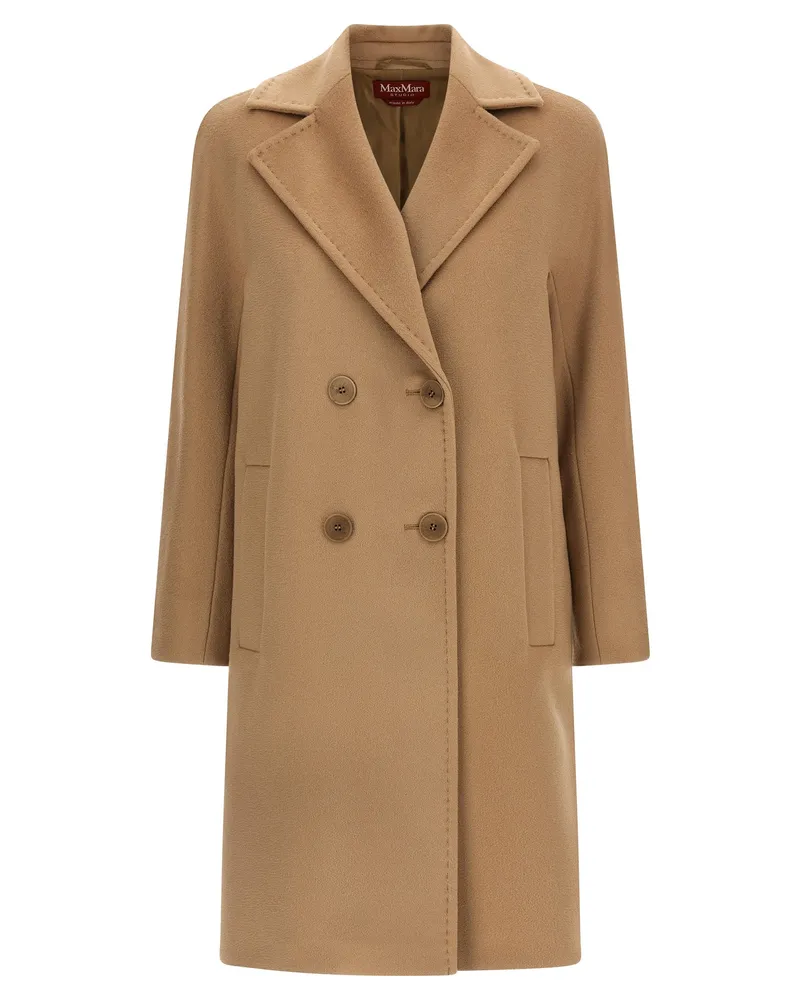 Max Mara Agenda' Mantel Beige