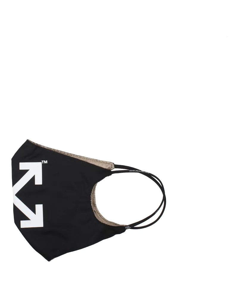 OFF-WHITE Off-weiße Masken Frauen Baumwolle schwarz -