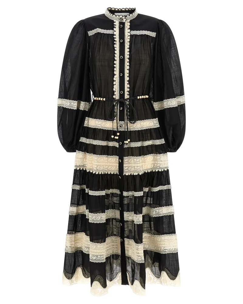 Zimmermann Rhiannon Lace Boglow' Kleid White