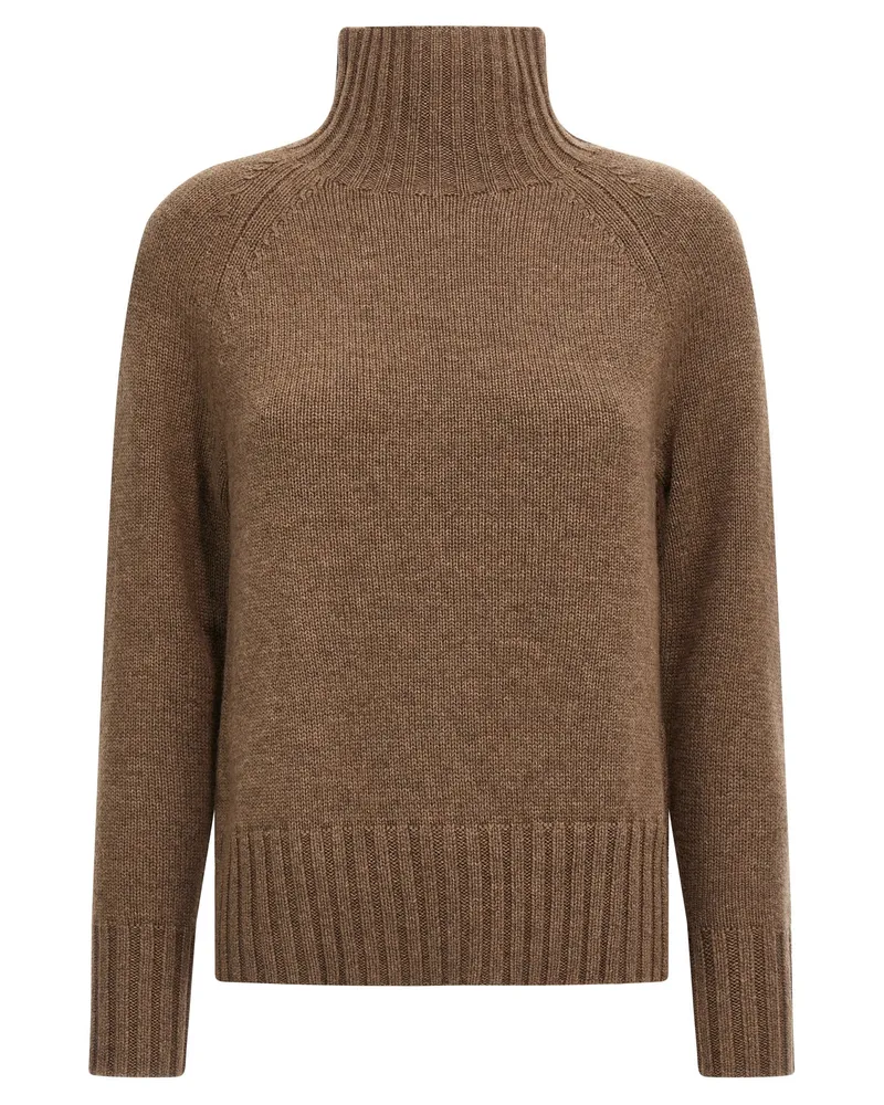 Max Mara Mantova' Rollkragenpullover Brown